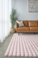 BUBBLE WASHABLE RUG - BLUSH