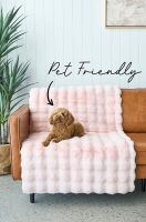 BUBBLE WASHABLE RUG - BLUSH