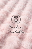 BUBBLE WASHABLE RUG - BLUSH