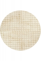 BUBBLE WASHABLE RUG - NATURAL ROUND