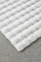 BUBBLE WASHABLE RUG - WHITE