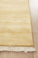 FINE HAND KNOTTED WOOL YELLOW,GR 4009