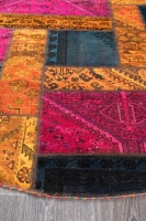 PERSIAN HANDNOTTED PATCHWORK 150X150CM
