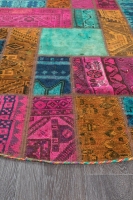 PERSIAN HANDNOTTED PATCHWORK 149X149CM