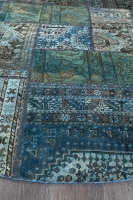 PERSIAN HANDNOTTED PATCHWORK 199X199CM