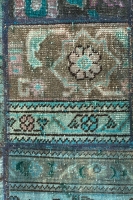 PERSIAN HANDNOTTED PATCHWORK 199X199CM