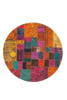 PERSIAN HANDNOTTED PATCHWORK 201X201CM
