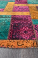 PERSIAN HANDNOTTED PATCHWORK 200X200CM
