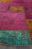 PERSIAN HANDNOTTED PATCHWORK 200X200CM