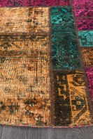 PERSIAN HANDNOTTED PATCHWORK 239X239CM