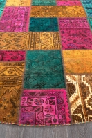 PERSIAN HANDNOTTED PATCHWORK 233X233CM
