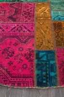 PERSIAN HANDNOTTED PATCHWORK 238X238CM