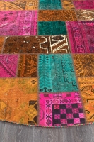 PERSIAN HANDNOTTED PATCHWORK 236X236CM