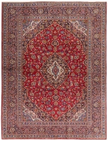 PERSIAN HANDMADE RED KASHAN 17 - 390X300