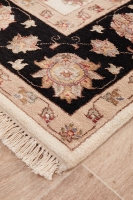 INDIAN HAND KNOTTED WOOL WITH SILK 8