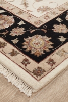 INDIAN HAND KNOTTED WOOL WITH SILK 14