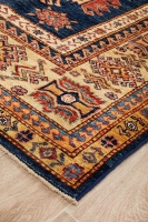 HAND KNOTTED AFGHAN SUPPER KAZAK 29 - 29